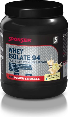 Sponser Whey Isolate 94 fehérjepor (vanília) italpor - 425 g