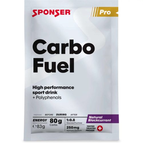 Sponser Carbo Fuel (feketeribizli) italpor - 83 g