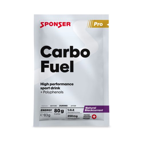 Sponser Carbo Fuel (feketeribizli) italpor - 83 g