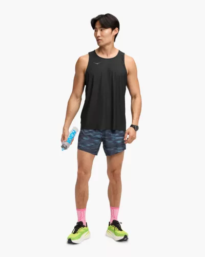 Hoka Glide 5inch Short W/ Brief férfi futó rövidnadrág