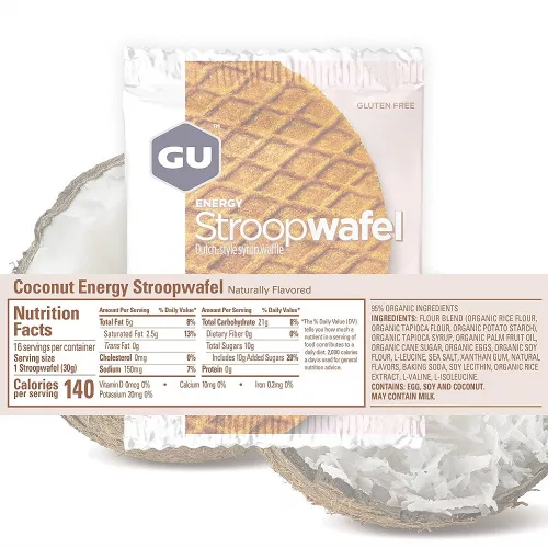 GU Stroopwaffel (kókusz) szelet - 30 g