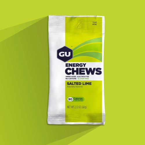 GU Energy Chews (sós-lime) gumicukor - 60 g