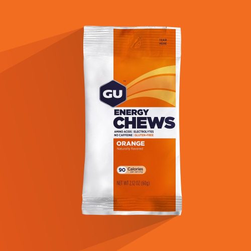 GU Chews (narancs) gumicukor - 60 g