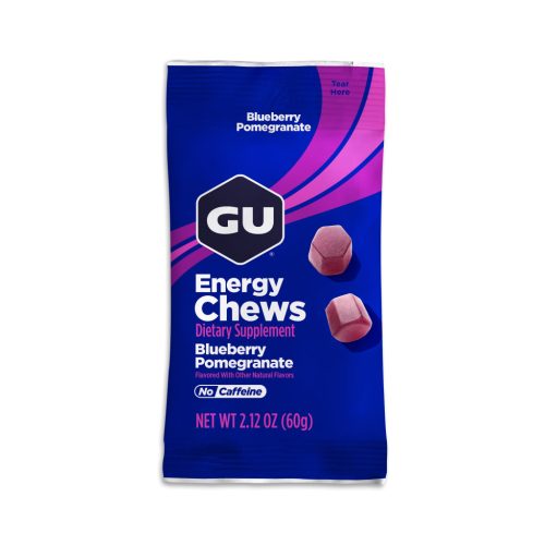 GU Chews (áfonya-gránátalma) gumicukor - 60 g