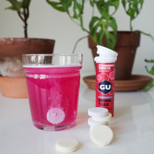 GU Hydration Drink Tabs (eper-hibiszkusz) pezsgőtabletta - 12 tabletta