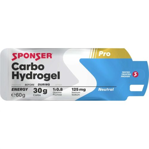Sponser Carbo Hydrogel (ízetlen) folyékony gél - 60g