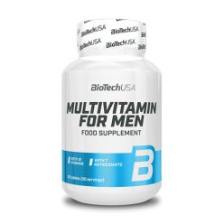 BioTech USA MultiVitamin for Men (ízetlen) - 60 tabletta
