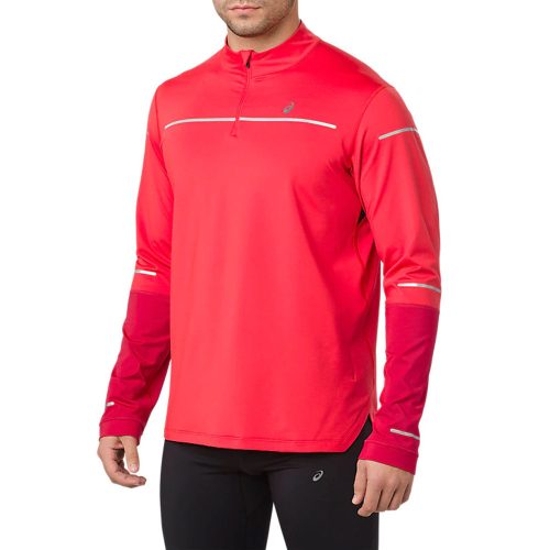 Asics Lite-Show Winter LS 1/2 zip top férfi hosszú ujjú futófelső