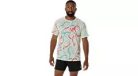 Asics Road All Over Print SS Top férfi rövid ujjú futópóló