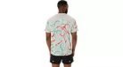 Asics Road All Over Print SS Top férfi rövid ujjú futópóló