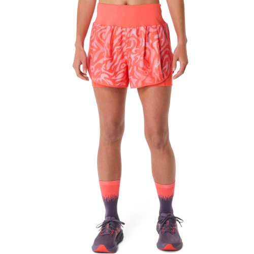 Asics Road All Over Print 2N1 3.5IN Short női futó rövidnadrág