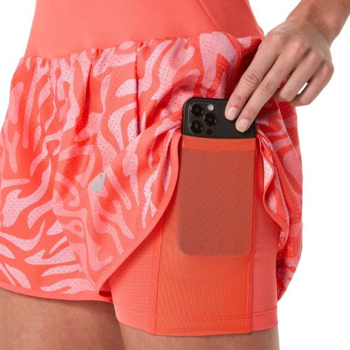 Asics Road All Over Print 2N1 3.5IN Short női futó rövidnadrág