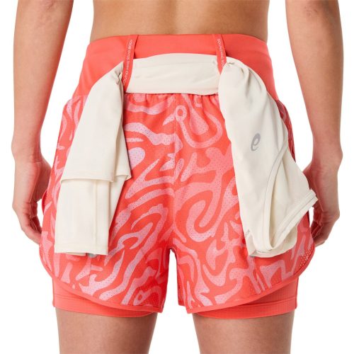 Asics Road All Over Print 2N1 3.5IN Short női futó rövidnadrág