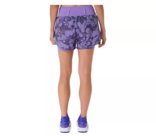 Asics Road All Over Print 2N1 3.5IN Short rövid női futónadrág