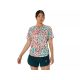 Asics Road All Over Print SS Top női rövid ujjú futópóló