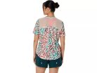 Asics Road All Over Print SS Top női rövid ujjú futópóló
