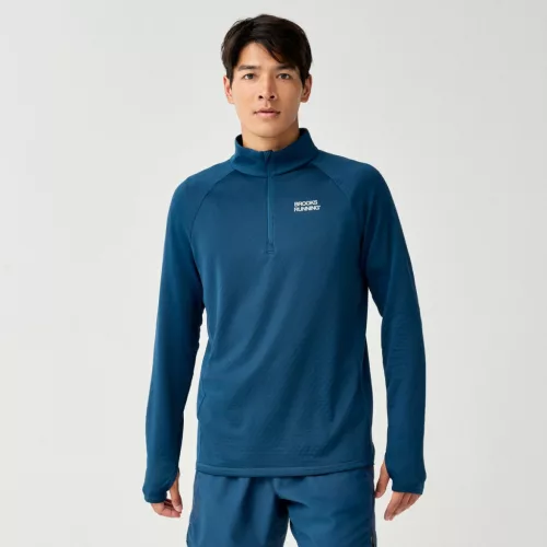 Brooks Reflective 1/2 Zip férfi futófelső
