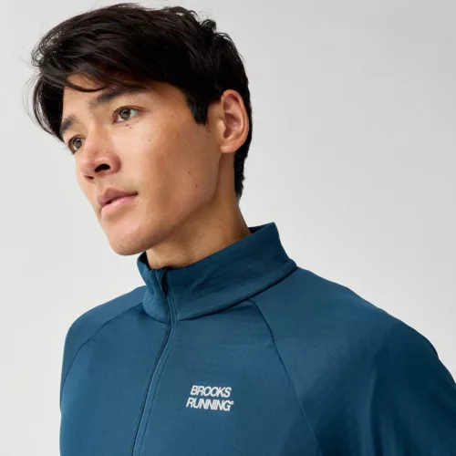 Brooks Reflective 1/2 Zip férfi futófelső