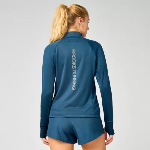 Brooks Reflective 1/4 Zip női futófelső
