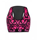 FeelJ Etno Pink PushUp Sports Bra női sportmelltartó