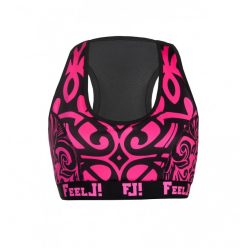 FeelJ Etno Pink PushUp Sports Bra női sportmelltartó