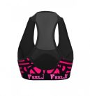 FeelJ Etno Pink PushUp Sports Bra női sportmelltartó