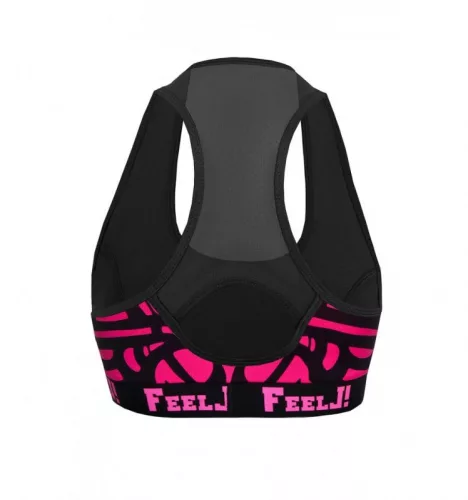 FeelJ Etno Pink PushUp Sports Bra női sportmelltartó