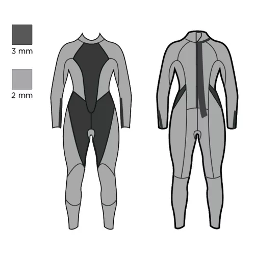 Zoggs OW Explorer GSK FS 3.2.2 női neoprén