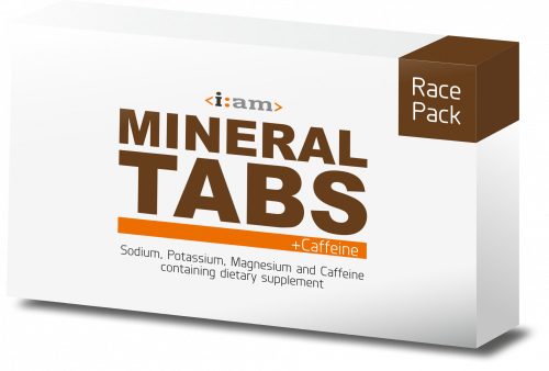 I:am Mineral Tabs Race Pack + Caffeine (ízetlen) - 20 tabletta
