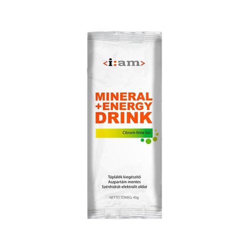 I:am Mineral + Energy Drink (citrom-lime) italpor - 40 g