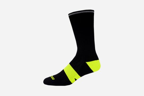 Brooks (socks) Nightlife Reflective Crew futózokni