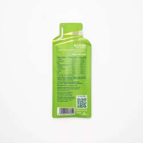 Allrys Energy (lime-menta) gél - 50 g
