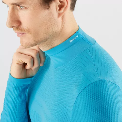 Salomon Sntial Warm LS TOP M férfi hosszú ujjú futófelső