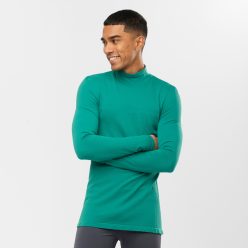   Salomon Sntial Warm LS TOP M férfi hosszú ujjú futófelső