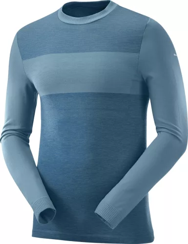 Salomon Sntial Wool LS TOP M férfi hosszú ujjú futófelső