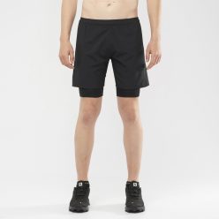 Salomon Cross Twinskin Shorts M férfi futó rövidnadrág