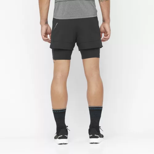 Salomon Cross 2in1 Short M férfi futó rövidnadrág