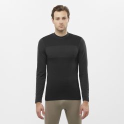   Salomon Sntial Wool LS TOP M férfi hosszú ujjú futófelső