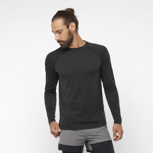 Salomon Cross Run LS Tee M férfi hosszú ujjú futófelső