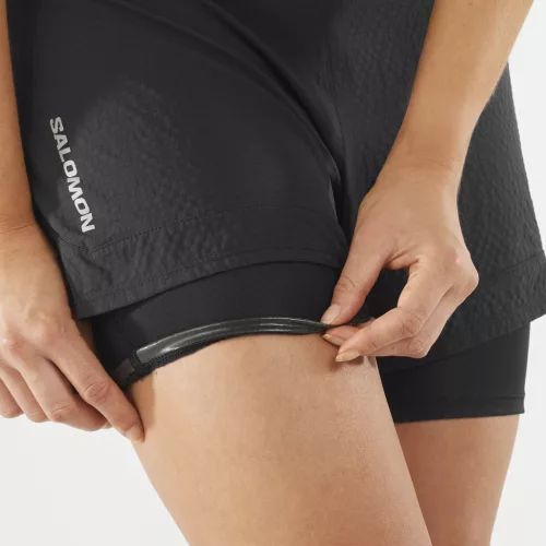 Salomon Sense Aero 2IN1 Short W női futó rövidnadrág