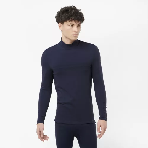 Salomon Sntial Warm LS TOP M férfi hosszú ujjú futófelső