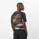 Salomon SHKout Core SS Tee GFX M férfi rövid ujjú futópóló