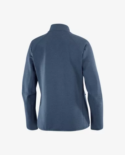 Salomon Essential Lightwarm Full Zip női futófelső