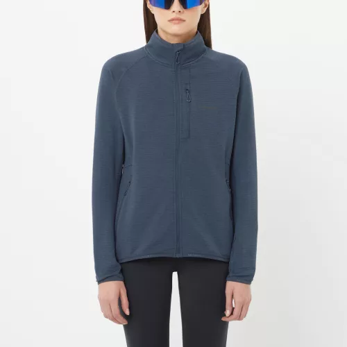 Salomon Essential Lightwarm Full Zip női futófelső