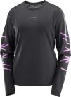 Salomon SHKout Core LS Tee GFX W női hosszú ujjú futófelső