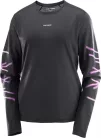 Salomon SHKout Core LS Tee GFX W női hosszú ujjú futófelső