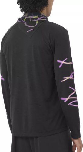 Salomon SHKout Core LS Tee GFX M férfi hosszú ujjú futófelső