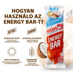 High5 Energy Bar (kókusz) szelet - 55 g