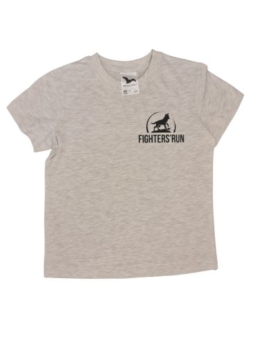Fighters Run kollekció FR Kids gyerek póló elöl-hátul 2 színű logóval
