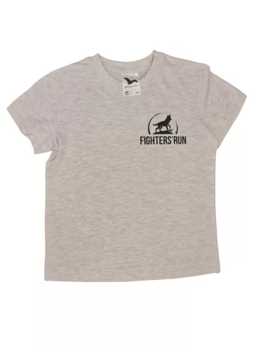 Fighters Run kollekció FR Kids gyerek póló elöl-hátul 2 színű logóval